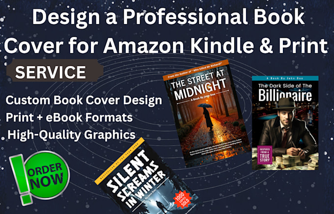 Professional kdp book cover design by Ganiyu_td | Fiverr