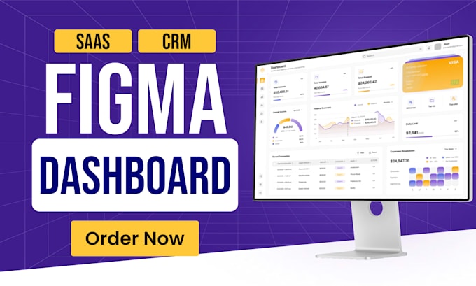 Saas Moderno Design moderno de dashboard saas em figma para web ou app