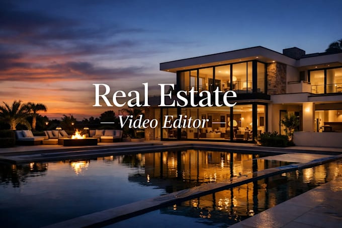 edit cinematic real estate video and drone footage