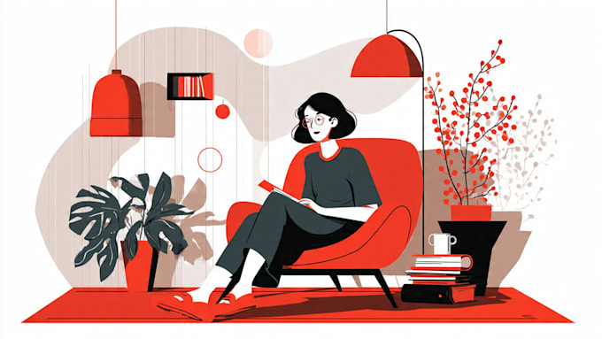 create modern flat vector illustration