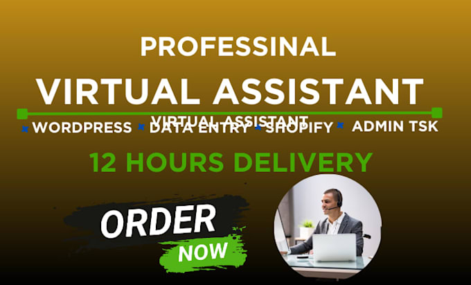 be your virtual assistant for admin tasks, wordpress, social media and shopify