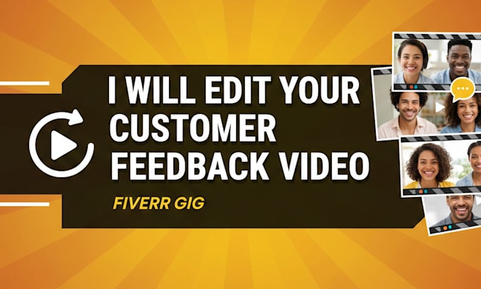 edit your customer feedback video