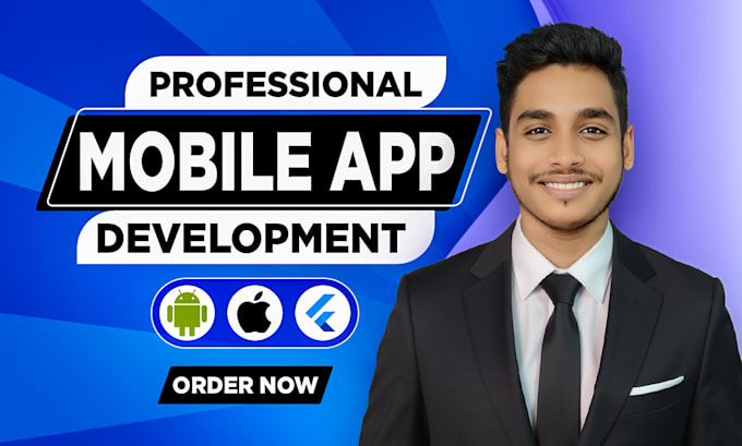 do mobile app development, ios app development, android app as flutter developer