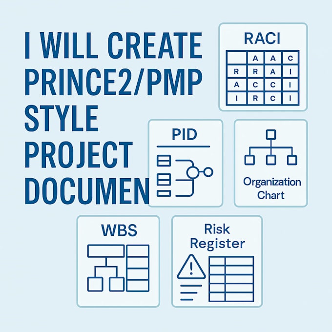 Prince2 Raci Example Build prince2 and pmp project documentation pids raci, wbs, risk ...