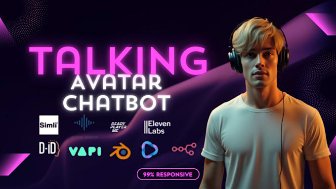 create custom 3d realistic avatars ai chatbots ai agent using llm, gpt