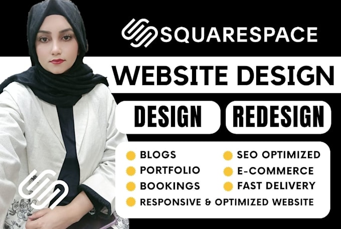 do squarespace website redesign and website development squarespace