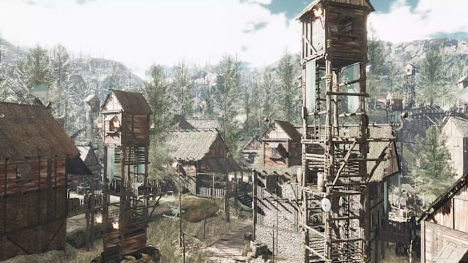 create 3d game environment open world map unity unreal engine level design asset