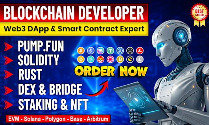 be your blockchain developer web3 dapp smart contract expert