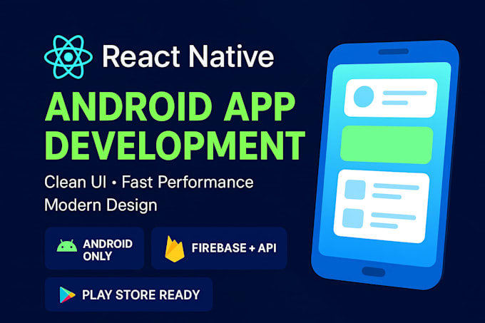 develop a custom react native mobile app for your business or startup