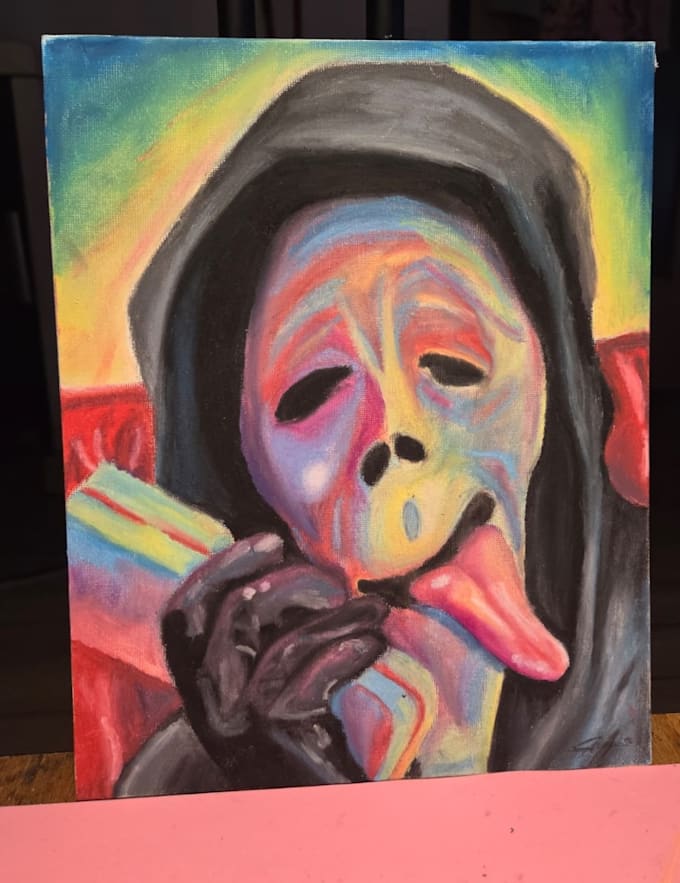 illustrate a crayon picture