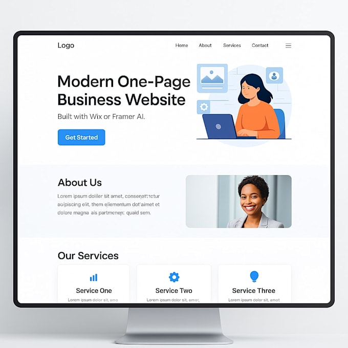 Design and build a professional modern one page website by Naapoleon ...