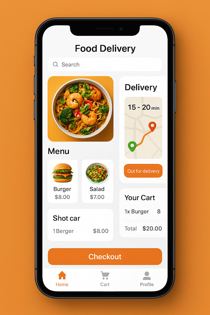 Design food delivery app for your food delivery business by ...