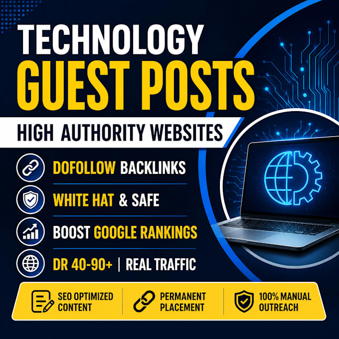 publish tech guest posts on high authority websites with do follow links