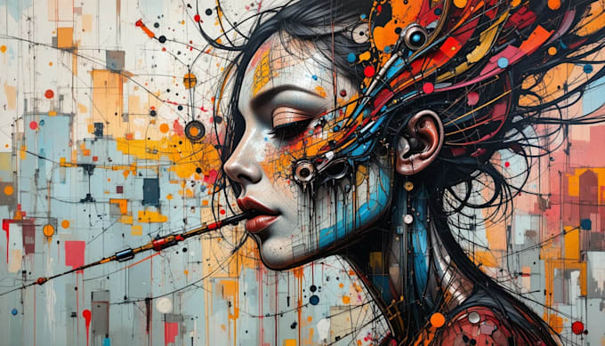 do illustration expresionism art, graffity, abstract