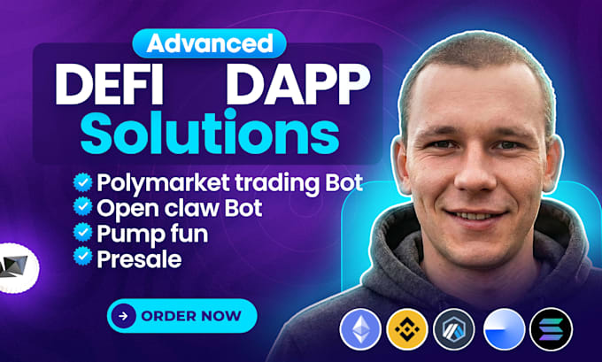 blockchain developer openclaw polymarket trading ai bot pump fun presale kalshi