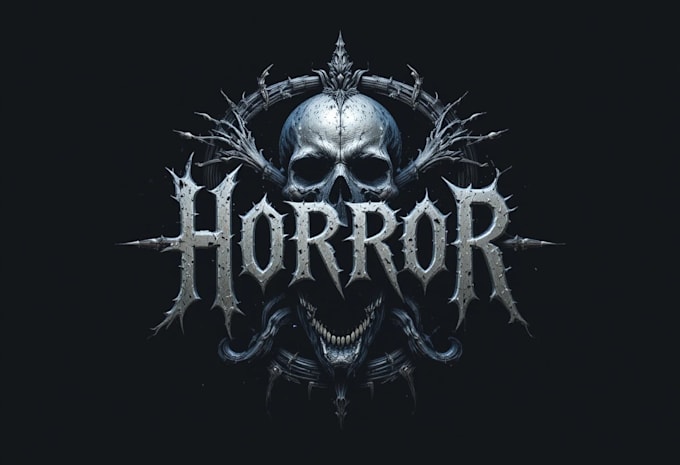 design a horror inspired metal logo