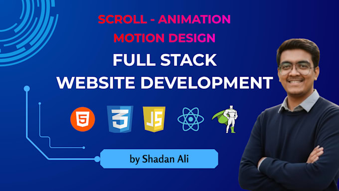 do website development as full stack developer, frontend, backend