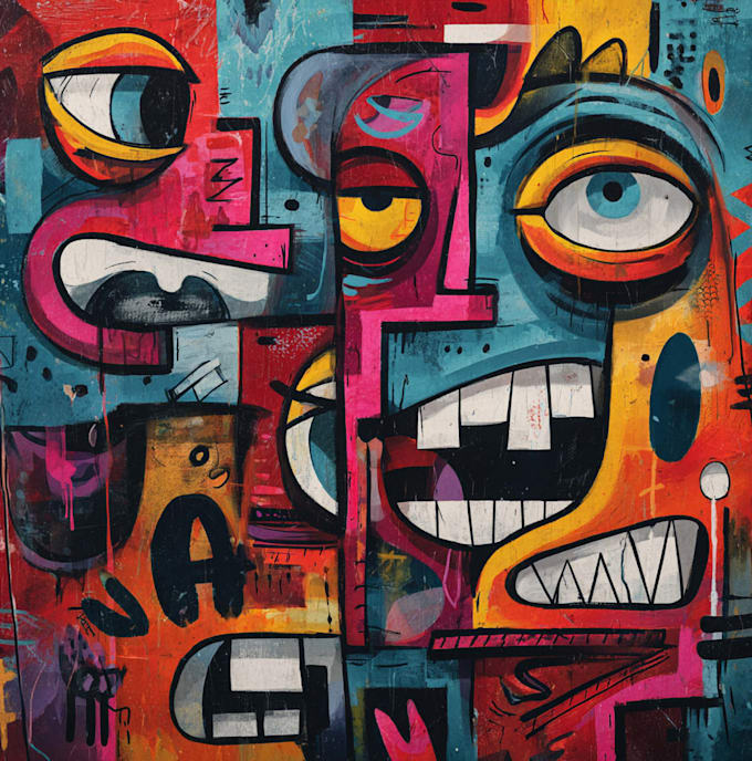 do illustration expresionism art, graffity, abstract