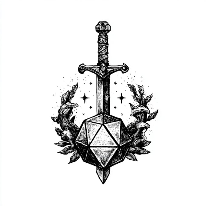design unique medieval, fantasy, rpg, mmorpg game logo
