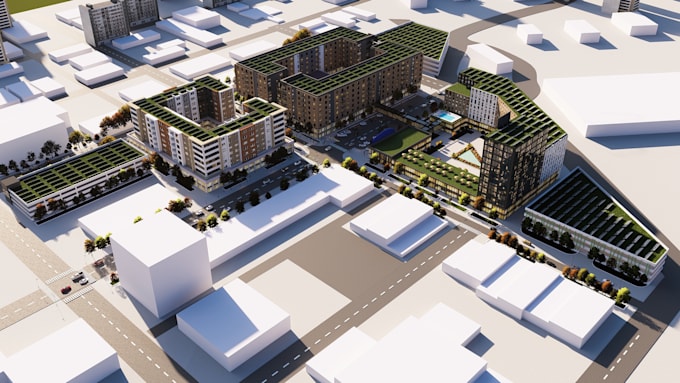 create cinematic 3d architectural animation and walkthrough