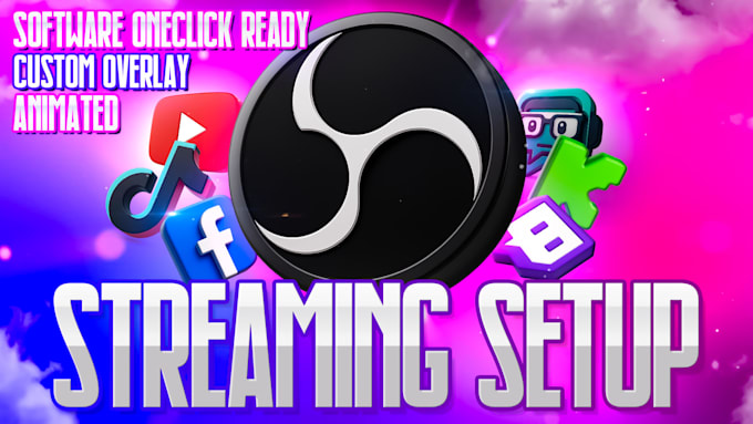 create a custom stream package and fully set up your streaming software