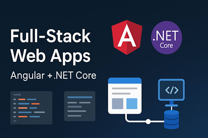 build full stack web applications with angular and net core