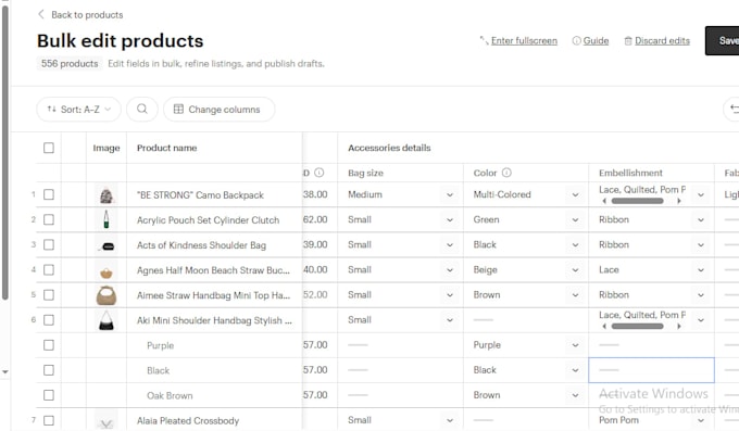 l list products on faire marketplace and do SEO marketing