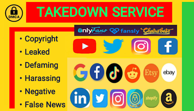 remove defaming, harassing, copyright, leaked or private content online