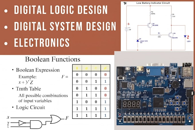 design power electronics, electronic circuits, sensor systems, and digital logic