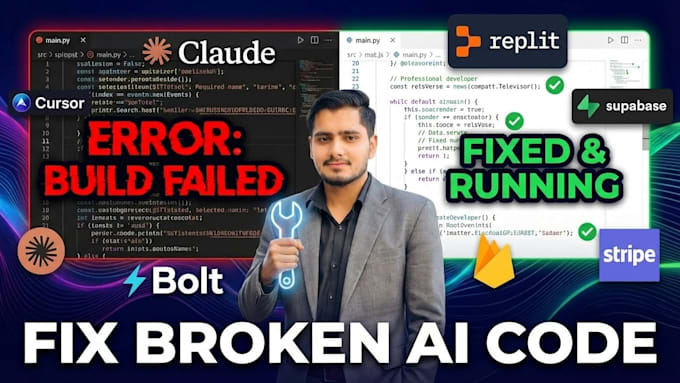 fix bugs in your cursor ai, bolt, or replit generated code