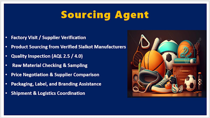 provide professional sourcing and inspection services in sialkot, pakistan