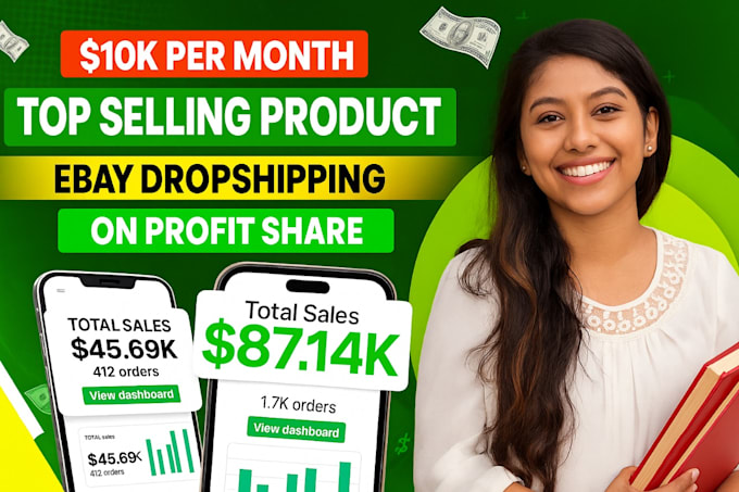 do ebay dropshipping on profit share