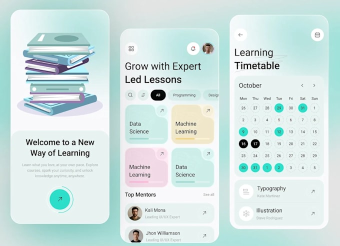 build a robust education app, e learning app, online courses and tutorial app