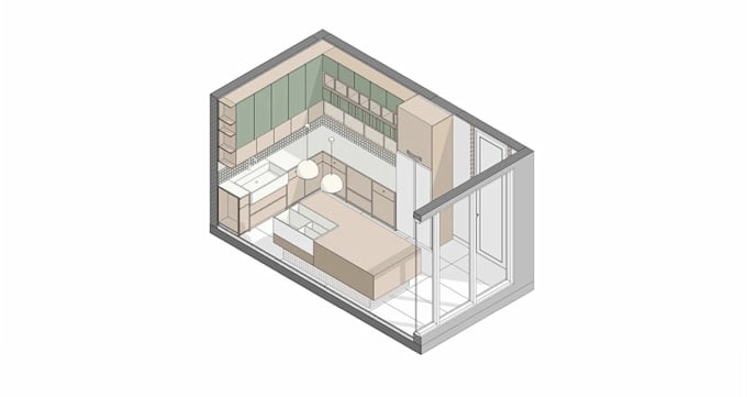 Create 2d and 3d floor plans in revit architecture, house plan by ...