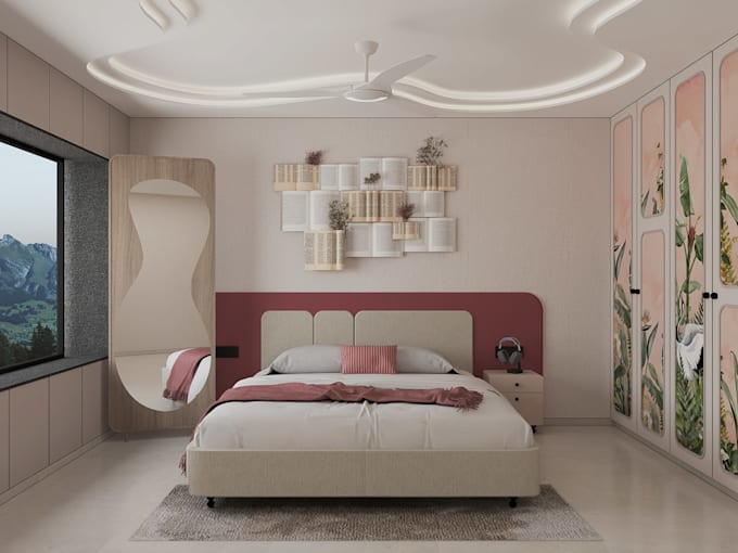 create modern interior design concepts with realistic visuals