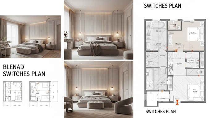 create interior design shop drawings and elevations