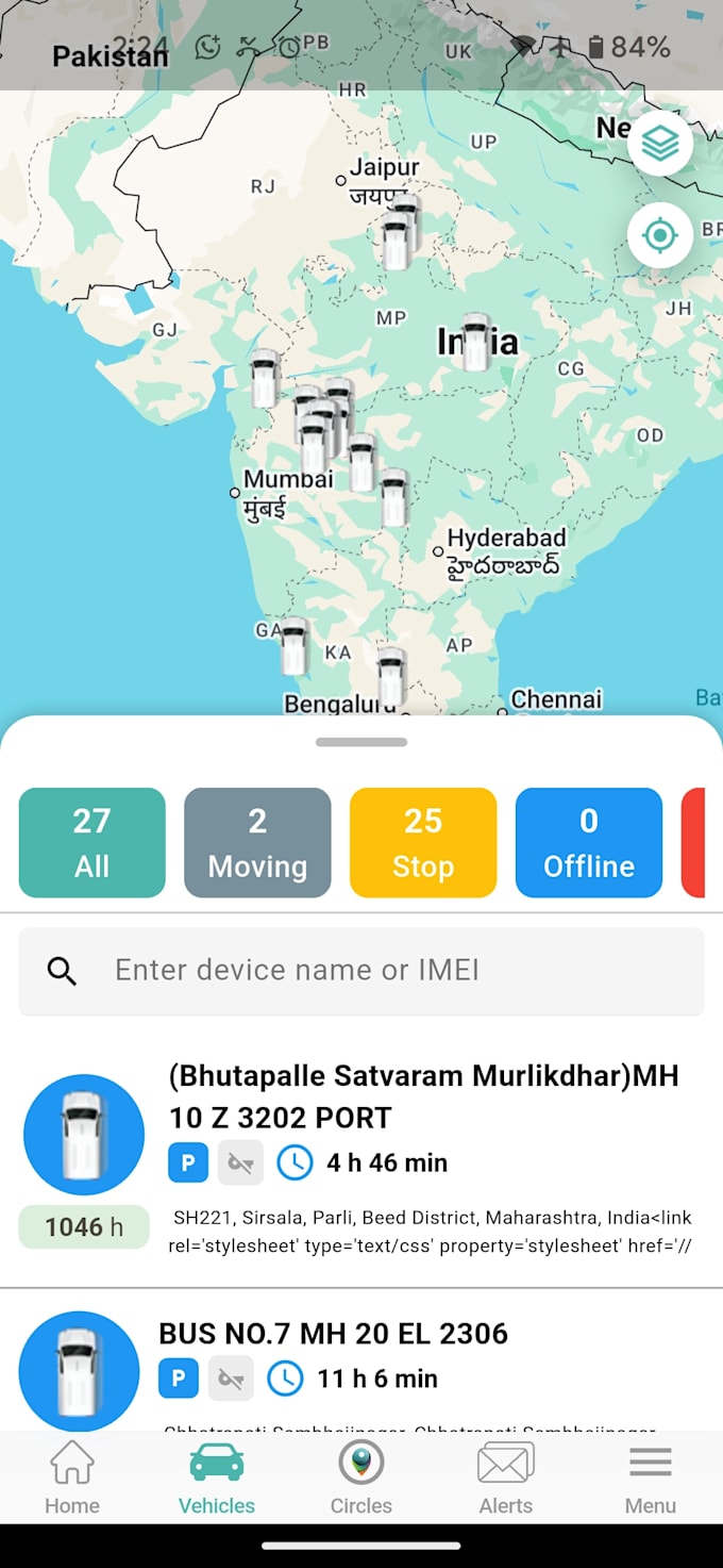 develop custom gps tracking application for both android and IOS