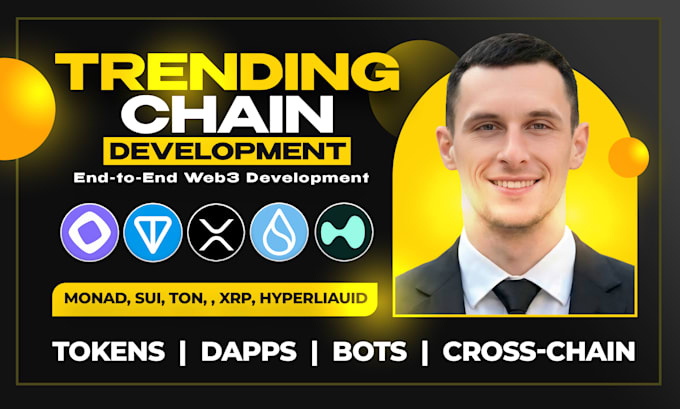 build on trending blockchains monad, sui, ton, xrp