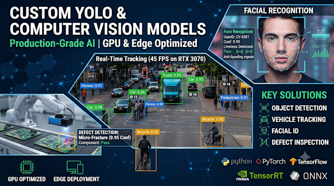 build computer vision and yolo object detection models