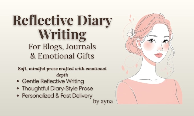 write your mindful blog content or personal journal writing