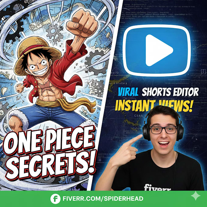 create viral one piece youtube shorts