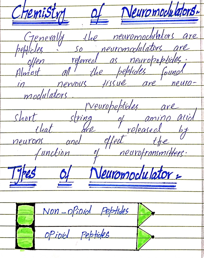 create clear digital handwritten study notes for students