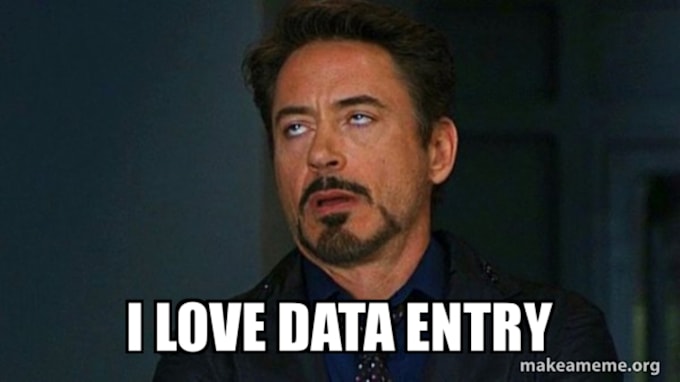 data entry and analytics