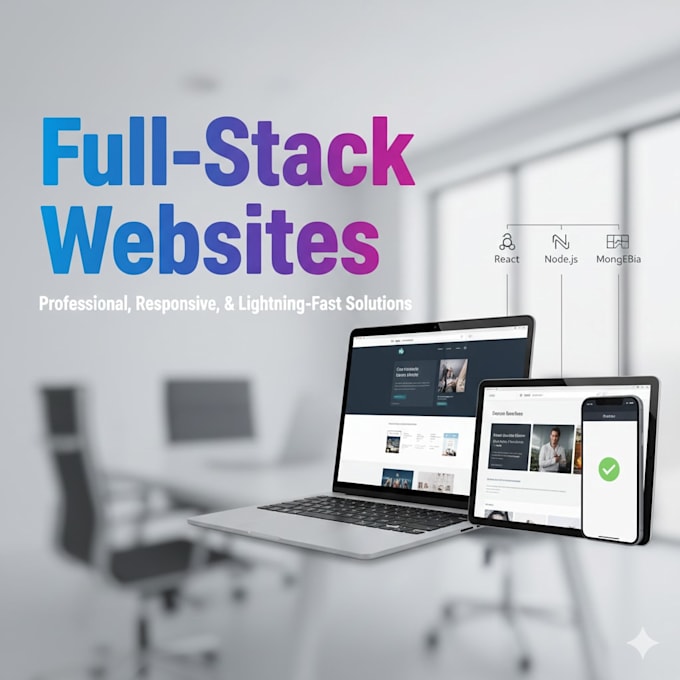 build a full stack website using nextjs react node and mongodb