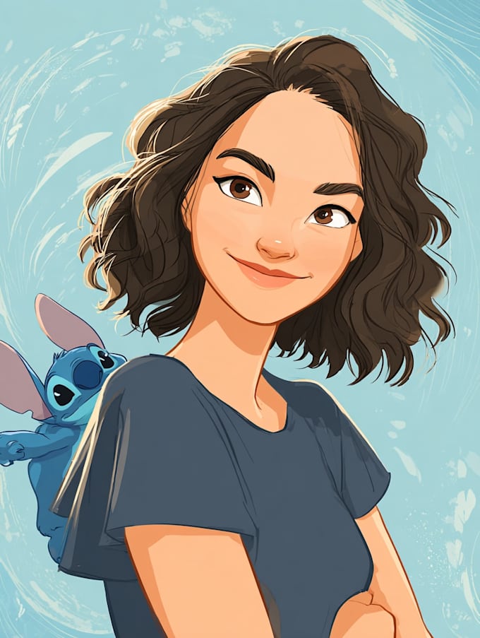do disney cartoon portrait