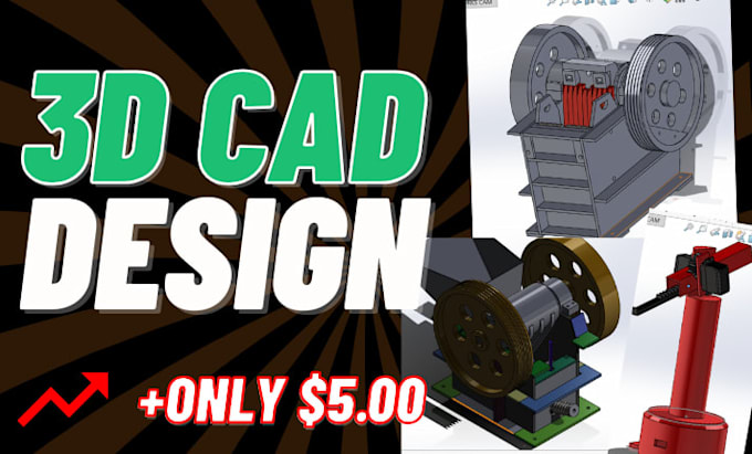 Create professional 3d cad models in solidworks or inventor by Stephano ...