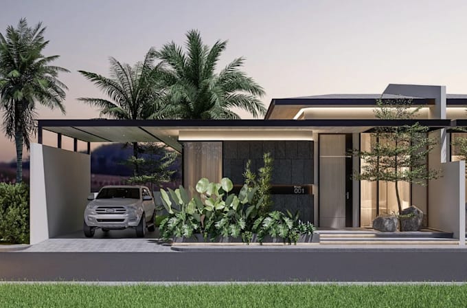 visualize 3d condo apartment design,cgi floor plan, compound rendering,frontyard