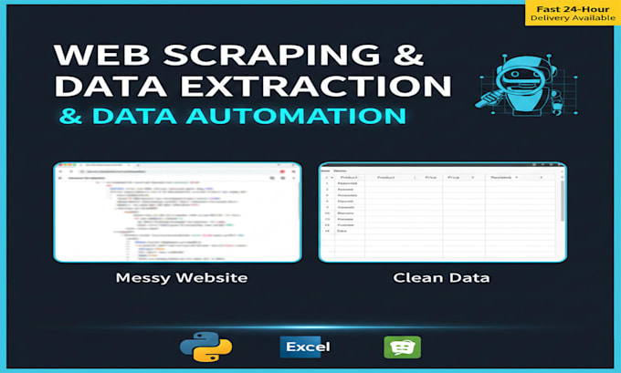 create a webscraping script that collects website info into a desired output