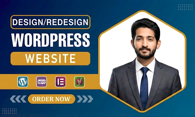 Design redesign wordpress website, web development as a full stack web ...