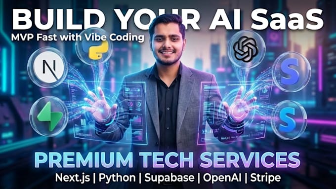 build your ai saas mvp fast using nextjs, python, and vibe tools
